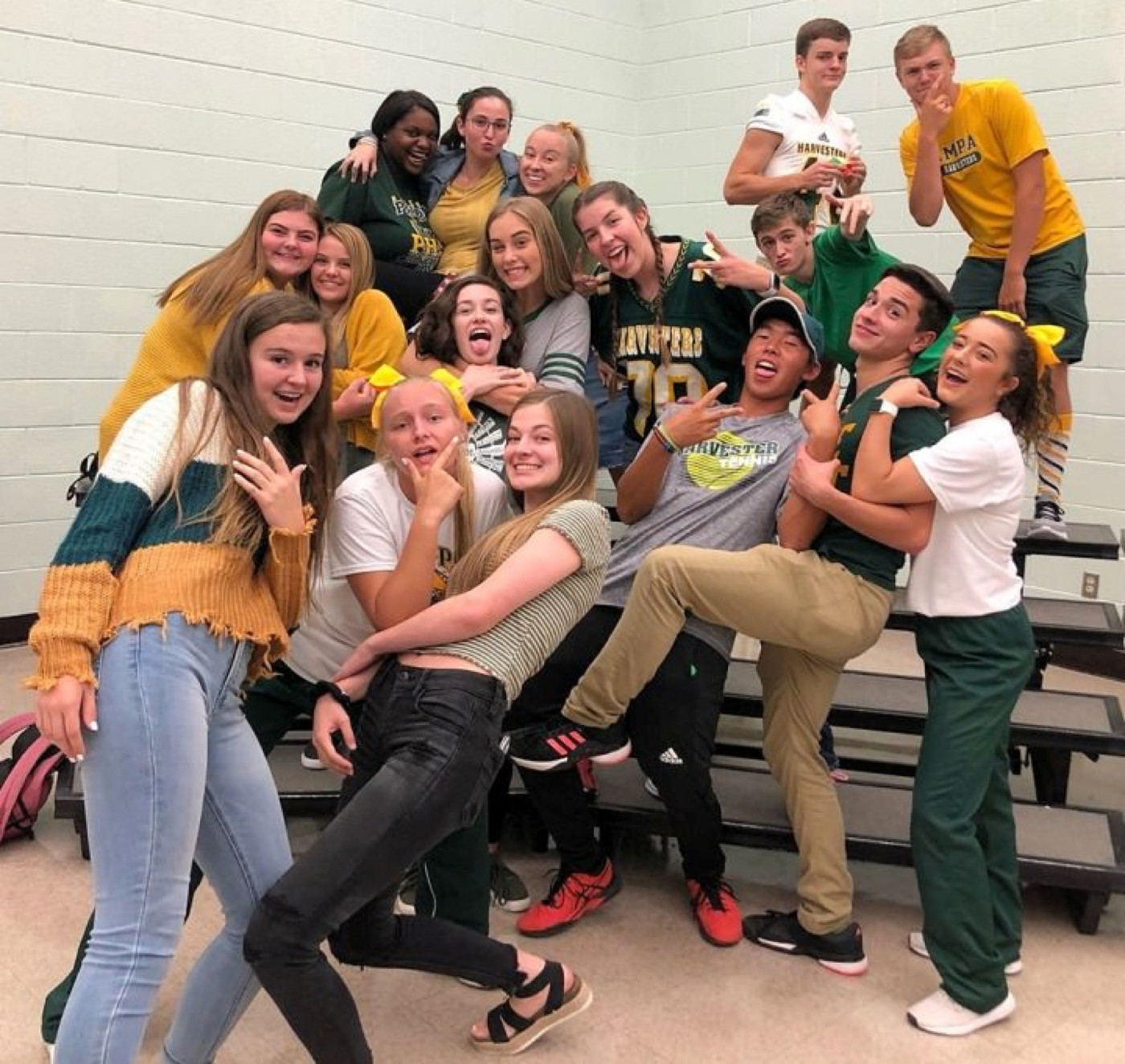Studenten van de Pampa High School.